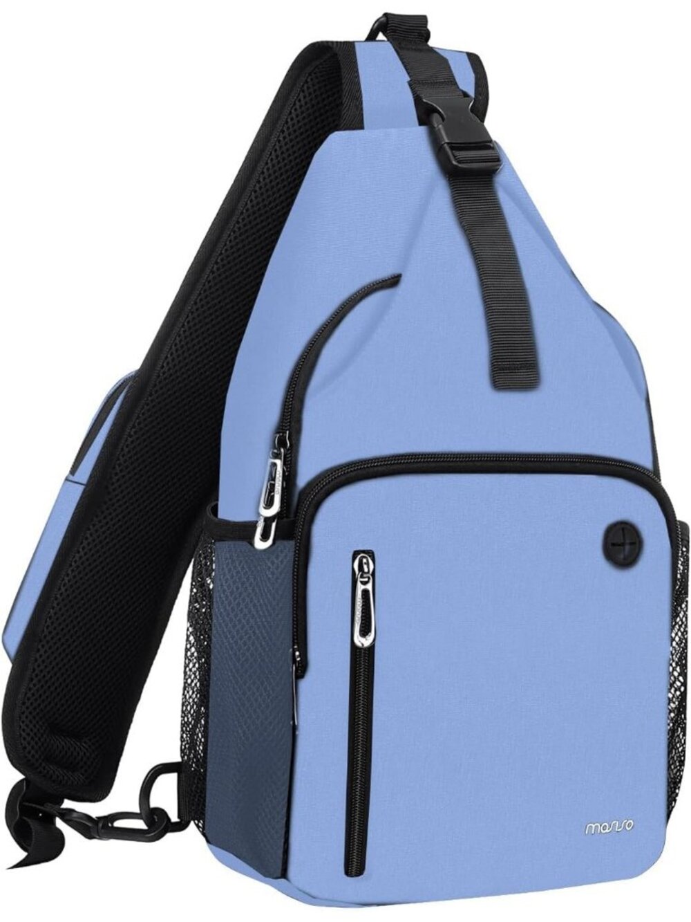 Women's Air Blue Sling Backpack Travel Hiking Daypack Crossbody Shoulder Bag